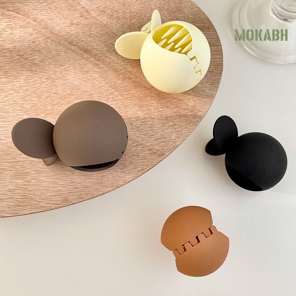 Kẹp Tóc Đuôi Ngựa Màu Trơn Chống Trượt Tiện Dụng