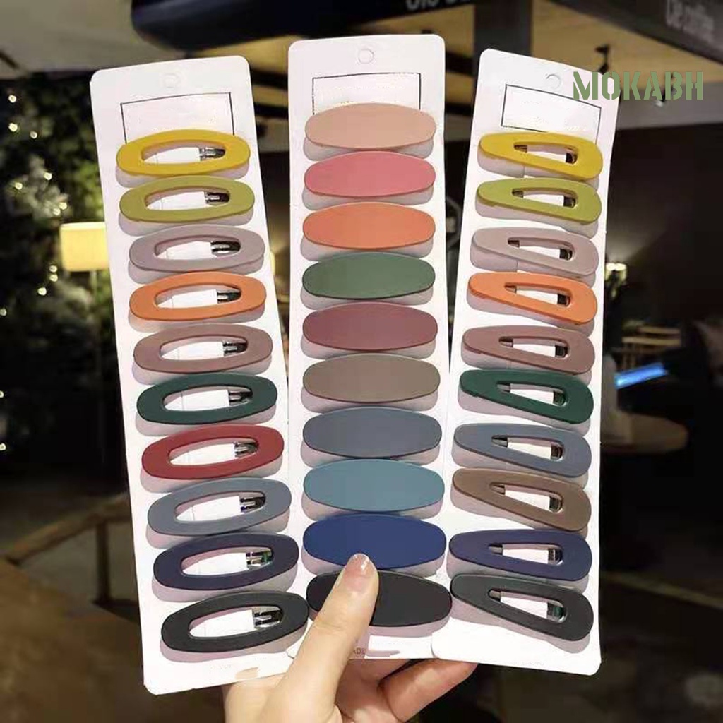 10 Kẹp Tóc Chống Trượt Trọng Lượng Nhẹ Màu Sắc Thời Trang Cho Nữ