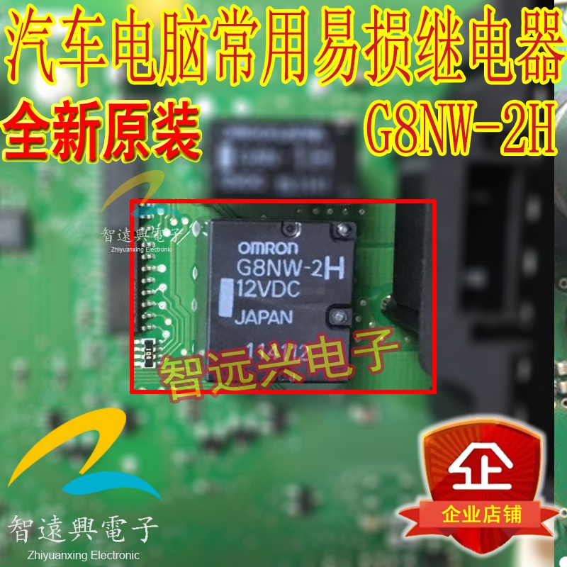 5 Cái G8NW-2H-12VDC Áp dụng cho Emgrand Turn Signal Vulnerable Car Relay Plug-in 10 Feet Thương hiệu