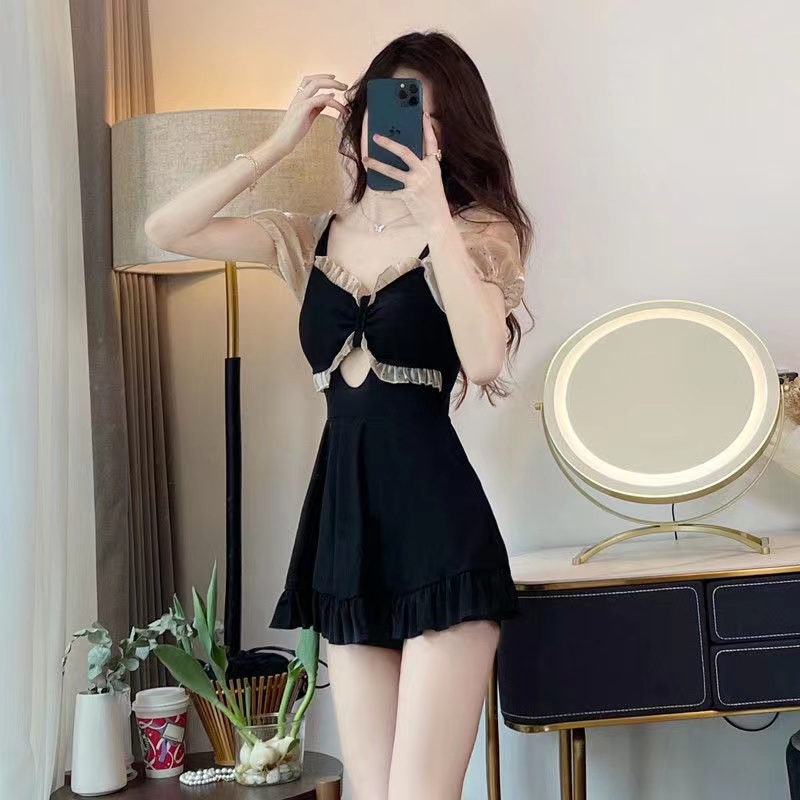 Đồ Bơi Một Mảnh Ngắn Tay Phong Cách Mới HZFWC1162