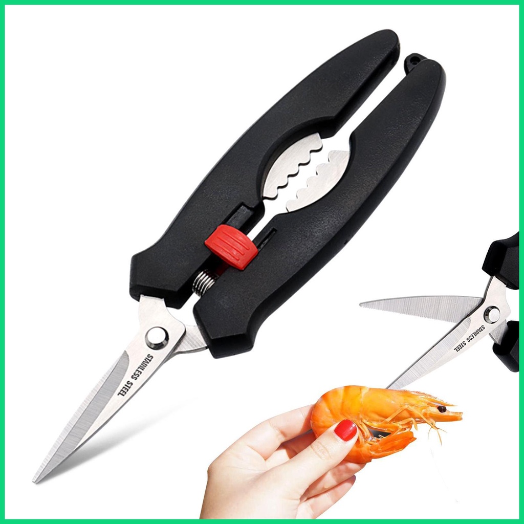 Kéo Cắt Tôm Hùm / Cá Bằng Thép Không Gỉ Tiện Dụng Cho Nhà Bếp