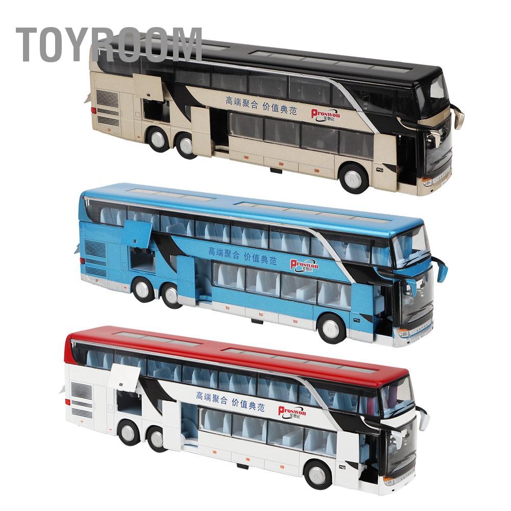 Có thể bán buôn Đồ Chơi Mô Hình Xe Buýt Doubledecker Bằng Hợp Kim 1:32 Có Nhạc Nhẹ Cho Trẻ Em Quà Tặng ToyRoom Hàng giao ngay