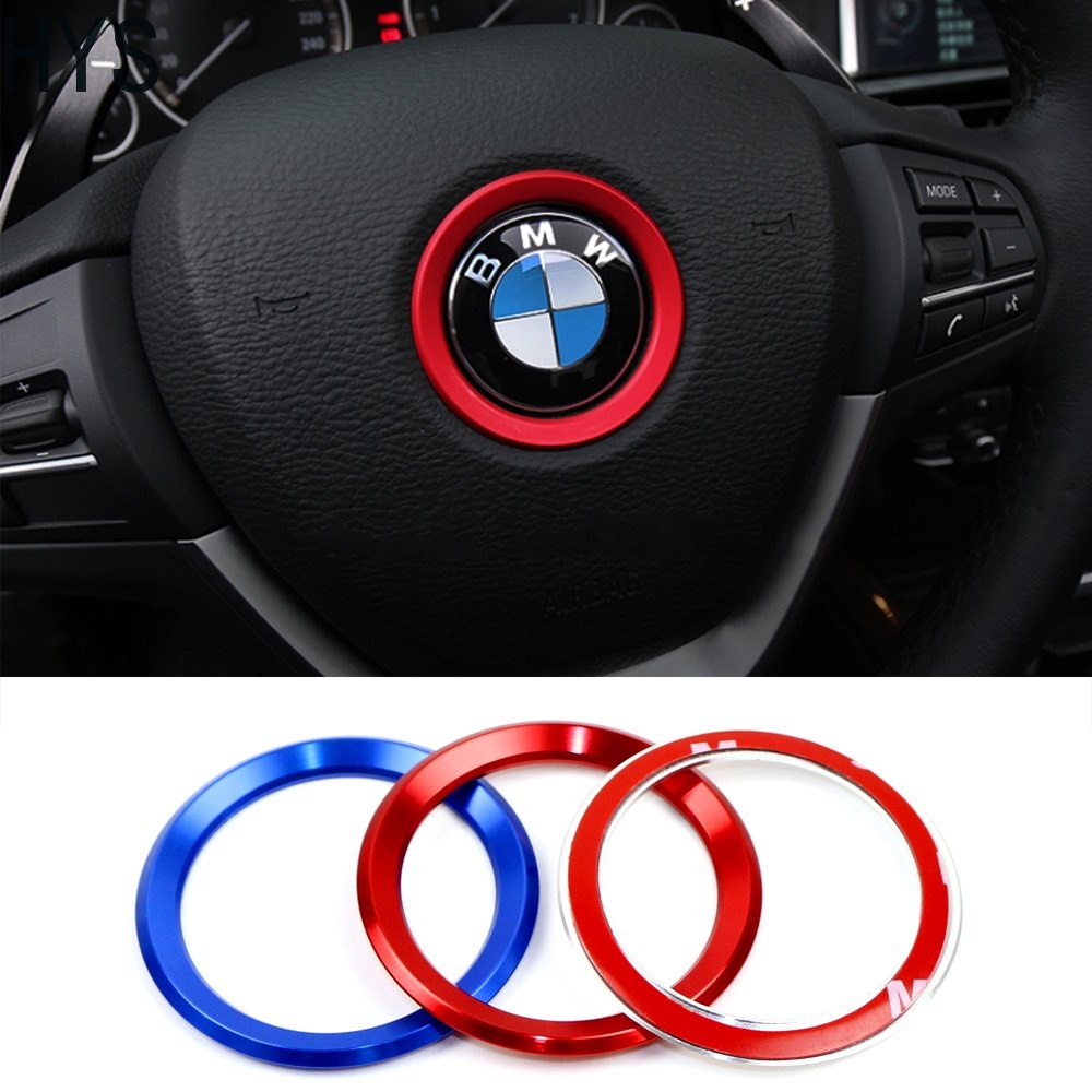 Vòng Dán Trang Trí Vô Lăng Xe Hơi BMW E46 E60 E90 E34 E36 E39 E83 Z3 Z4 F10 F15 F20 F30