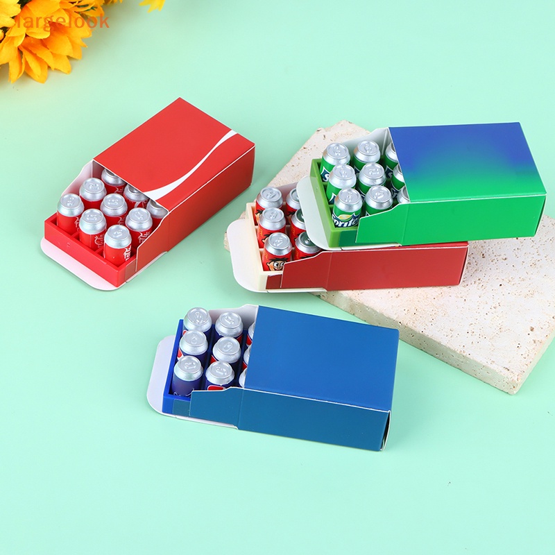 Mô Hình Hộp Đồ Uống Nước Trong Siêu Thị Mini Tỉ Lệ 1: 12 Trang Trí Nhà Búp Bê