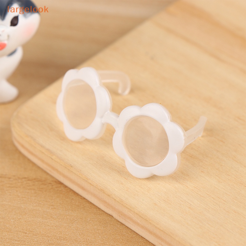 Kính Mát Gọng Nhựa Trong Suốt Cho Búp Bê Tỉ Lệ 1 / 6