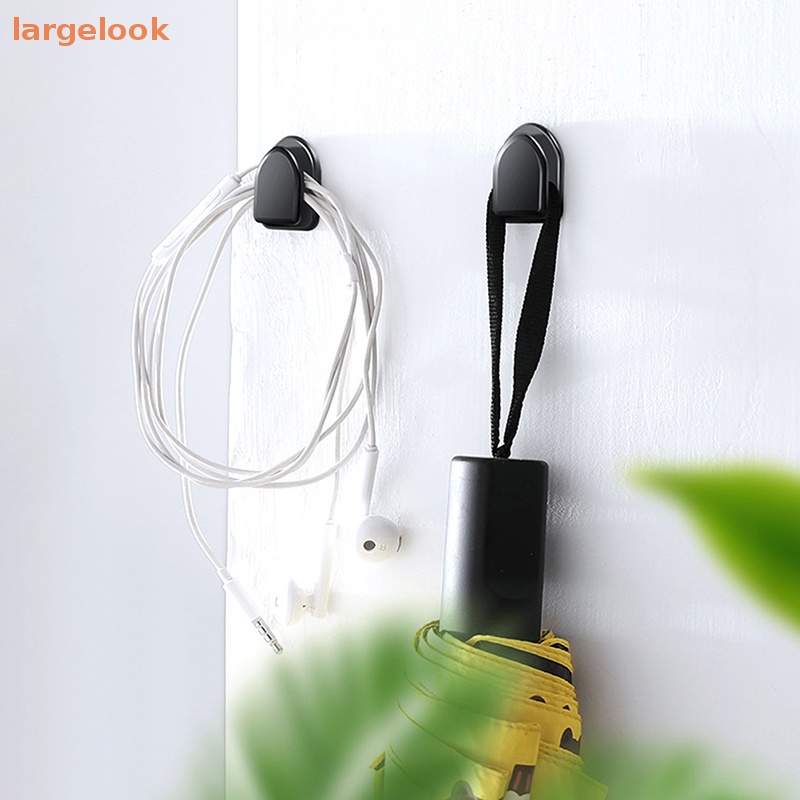 Bộ 10 Móc Treo Dây Cáp Chìa Khóa / Điện Thoại Gắn Tường / Bảng Điều Khiển Xe Hơi Mini Tiện Dụng