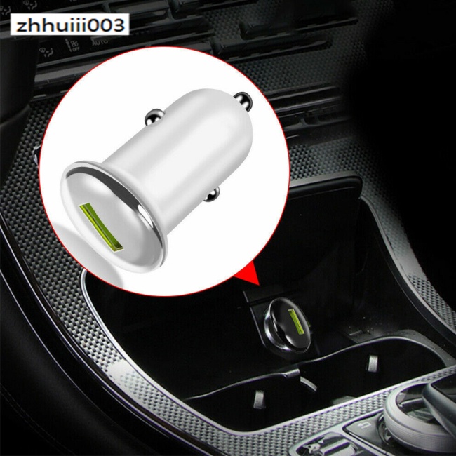 Cốc Sạc Điện Thoại Usb Mini 12-24v 2.4a 3.1a Qc 3.0 Đa Năng Cho Xe Hơi