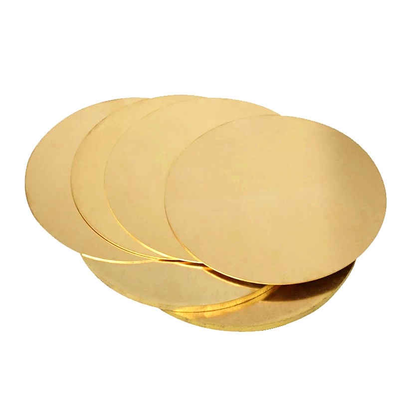 Đĩa Tròn Bằng Đồng Thau Đường Kính 50mm 100mm 150mm 200mm