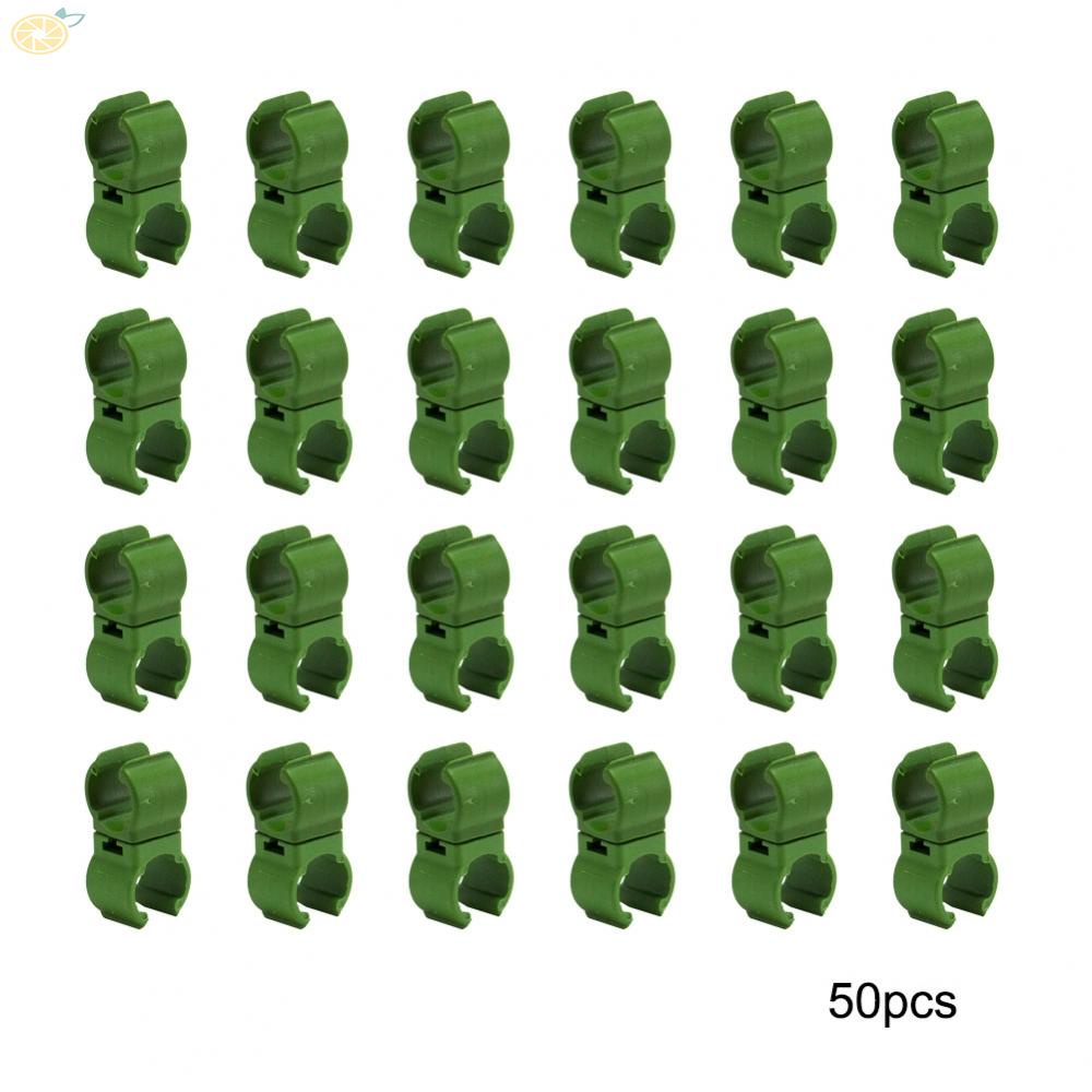 【VARSTR】Rod Connector Rattan Stent Greenhouse Film Buckles 16mm 50PCS Field Garden