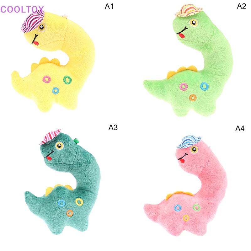 1 Thú Nhồi Bông Hình Khủng Long Dễ Thương Kích Thước 15cm