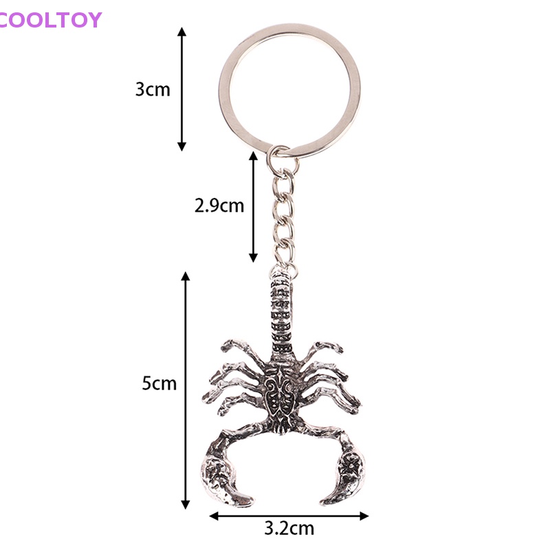Móc Khóa Hình Bọ Cạp Phong Cách Punk Sáng Tạo