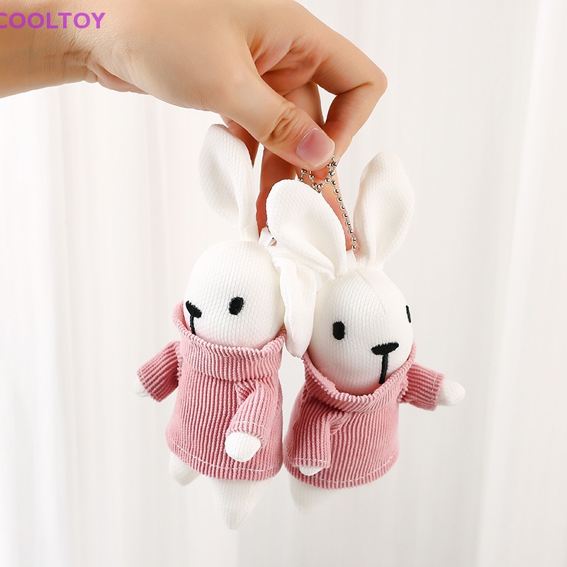 Móc Khóa Thỏ Nhồi Bông Dễ Thương