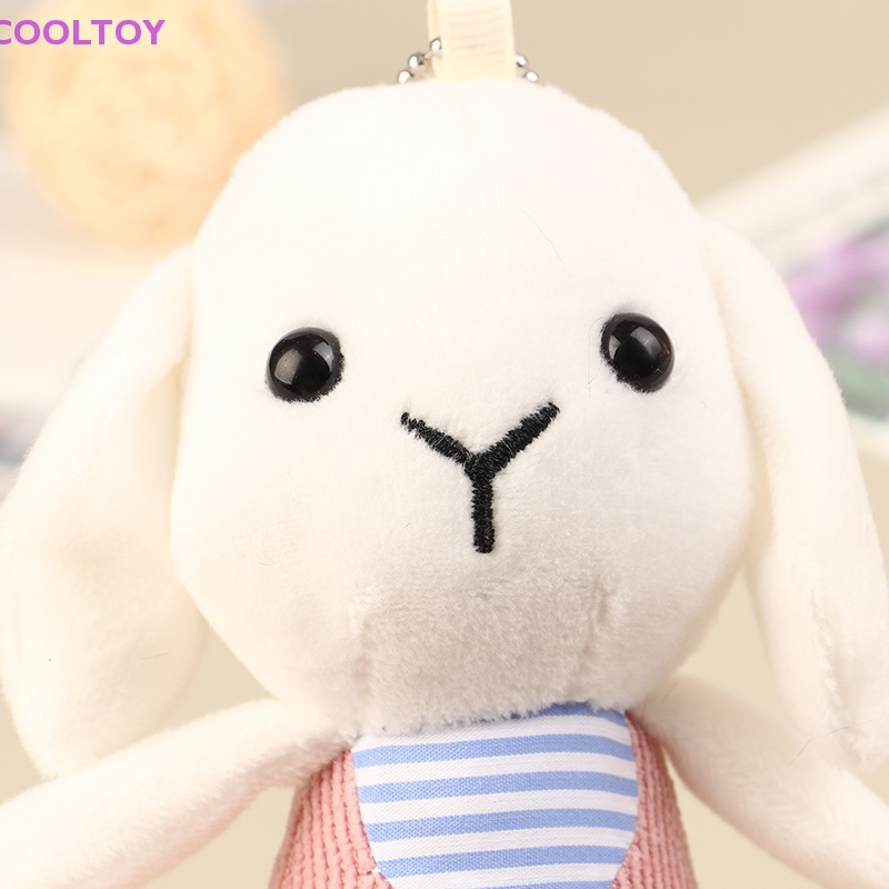 1 Móc Khóa Thỏ Nhồi Bông 14cm Dễ Thương