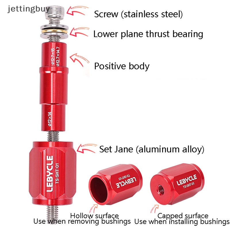 Dụng cụ tháo lắp ống lót giảm xóc JETTING cho xe đạp