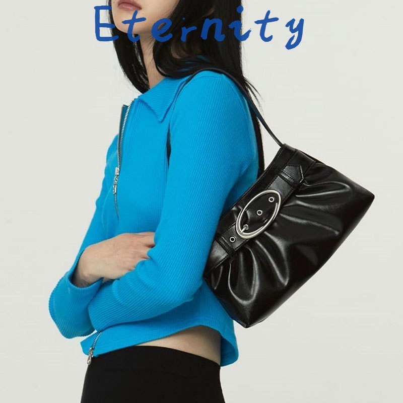 Túi tote Da PU Xếp Li Đơn Giản Phong Cách Cá Tính