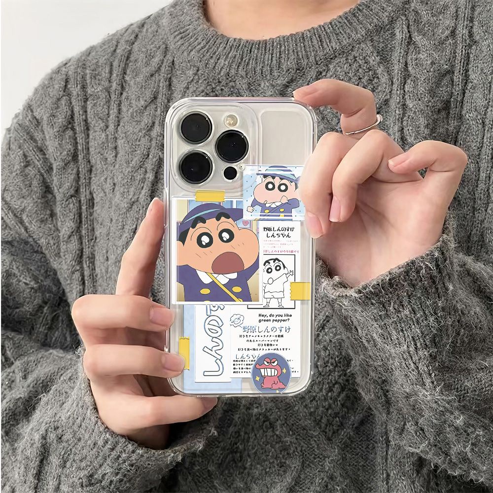 ✅Ốp Lưng Bé Shin Ngộ Nghĩnh Nhiều Mẫu Mã Cho Điện Thoại Iphone 11 14pro78 12 6In max13 3L3E