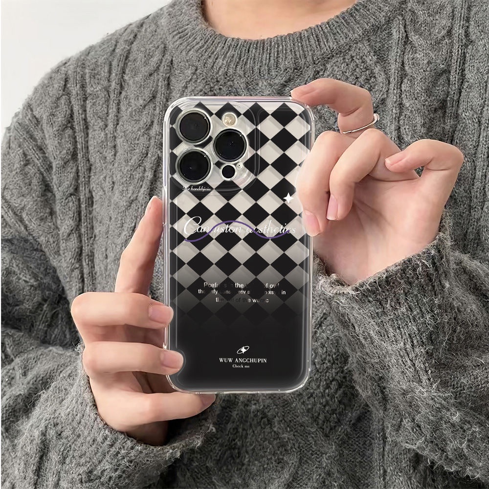 ✅Ốp Điện Thoại Mềm Họa Tiết Kim Cương Màu Gradient 6ins 78iPhone12 11 14Promax 13max 40VO