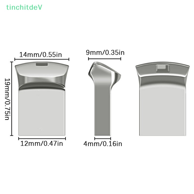 Ổ Đĩa Flash Usb Mini Bằng Kim Loại Tốc Độ Cao 32G / 64G / 128G