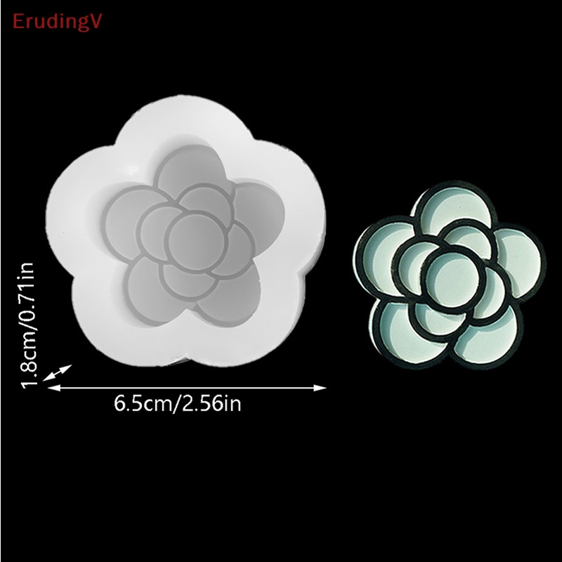 [ErudingV] Khuôn Silicone Làm Mặt Dây Chuyền Trang Trí Hình Giọt Nước Hoa Hồng Diy Sáng Tạo [Mới]