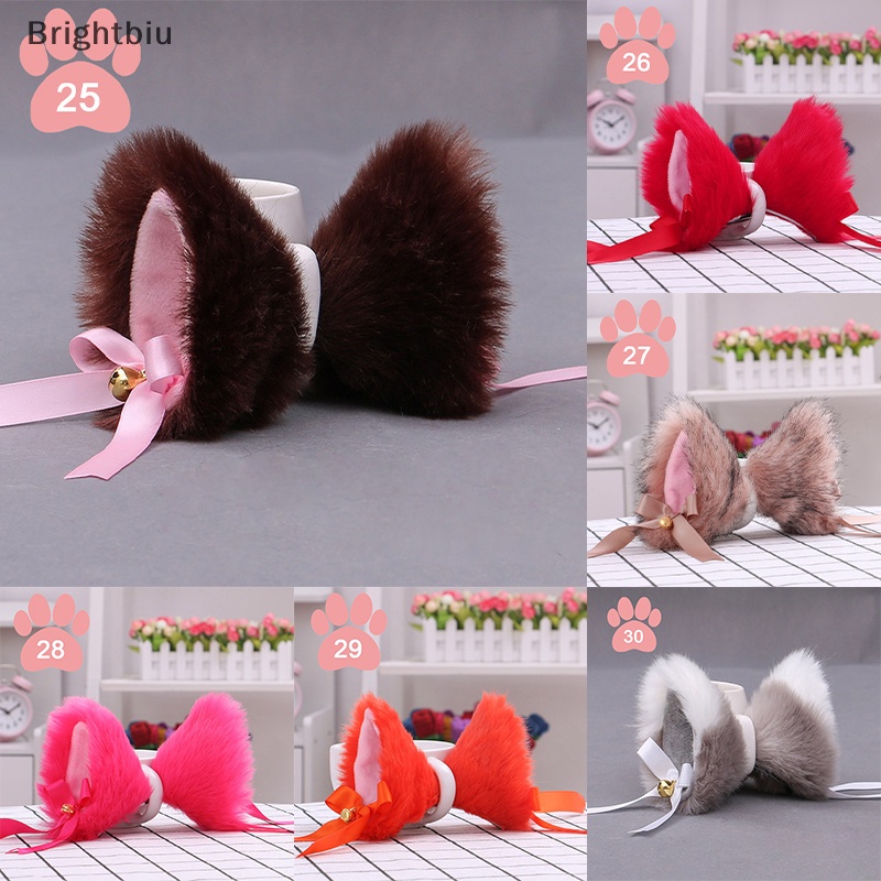 Kẹp Tóc Hình Tai Cáo / Mèo Phủ Lông Hóa Trang Tiệc Tùng