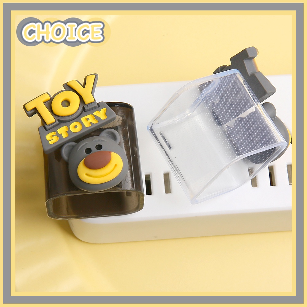 Phụ Kiện Bảo Vệ Đầu Dây Cáp Sạc iPhone 5W ~ 11 / xr / x / 8p / 7 / 6s Hình Gấu / Dâu Tây Dễ Thương