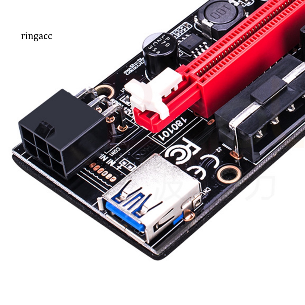 Card Mở Rộng PCI-E 1X Sang 16X GPU RGA VER009S Cổng USB 3.0