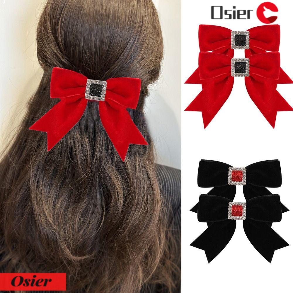 Kẹp Tóc Đuôi Dài Bằng Vải Nhung Thời Trang Ngọt Ngào 1 #