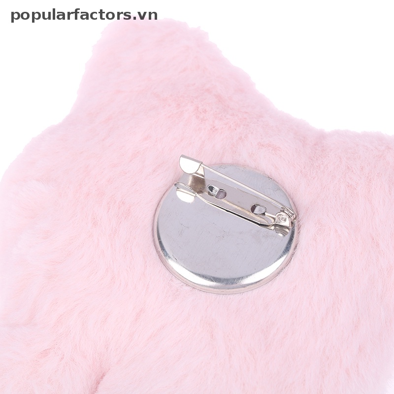 [Phổ Biến] Ghim Cài Áo / Túi Xách Hình Gấu Bông Hoạt Hình Dễ Thương Mới [VN]