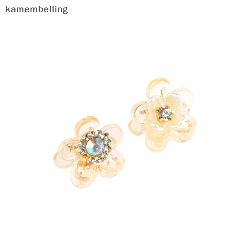 Set 10 Kẹp Tóc Hình Bông Hoa Mini Dễ Thương