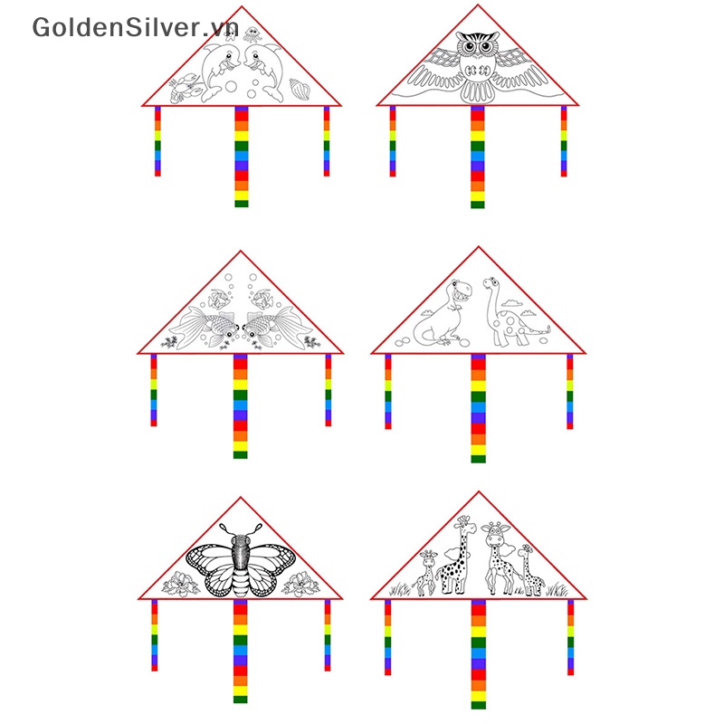 Diều Màu Vàng Bạc DIY Giáo Dục Cho Bé