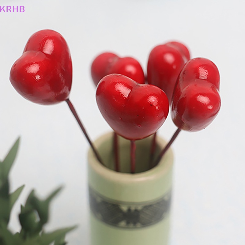 Set 5 Bong Bóng Trái Tim Nhiều Màu Sắc Trang Trí Nhà Búp Bê 1: 12 Mới