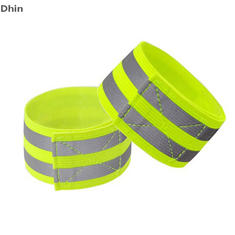[Dhin] Băng Đeo Cánh Tay Co Giãn Phản Quang An Toàn Khi Chạy Bộ Ban Đêm Cho Trẻ Em
