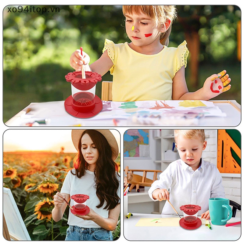 1 Xô Rửa Cọ Trang Điểm Đa Năng XOITOP