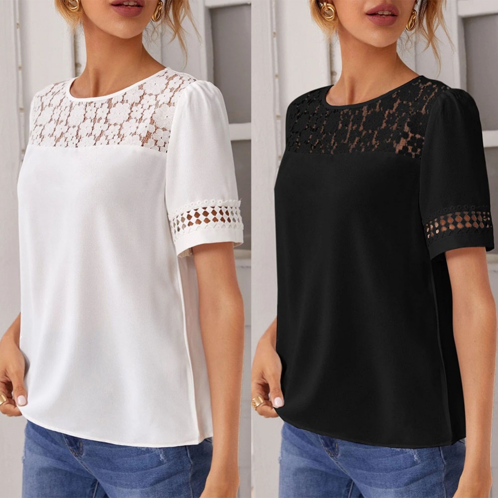Áo Thun Tay Ngắn Cổ Tròn Màu Sắc Thời Trang Mùa Hè Cho Nữ