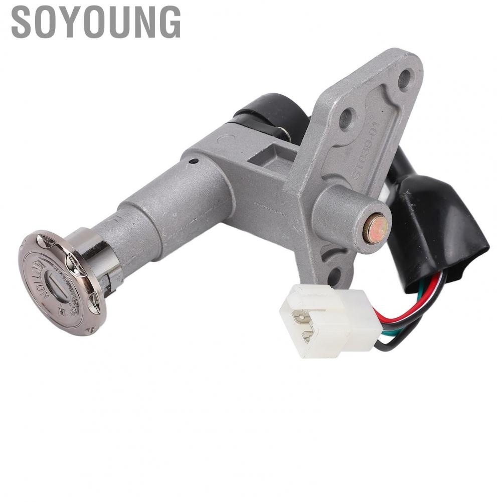 Soyoung Motorcycle Parts Ignition Switch Key Set High Performance for GY6 4 Stroke 150cc Scooter Moped