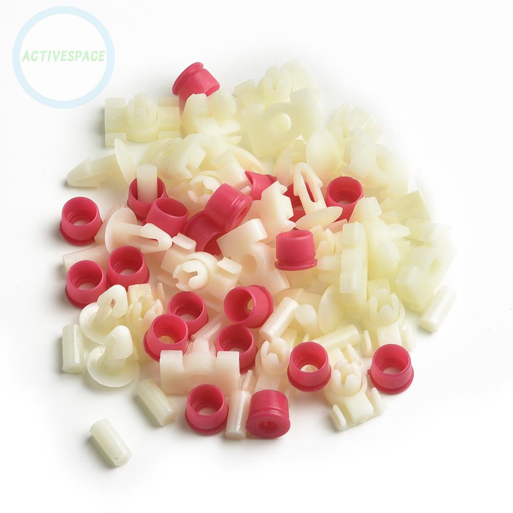 The Perfect 52 Piece Set of Clamps Plugs Grommets and Trim Clips for the Mercedes Benz W123【Mercedes Benz】