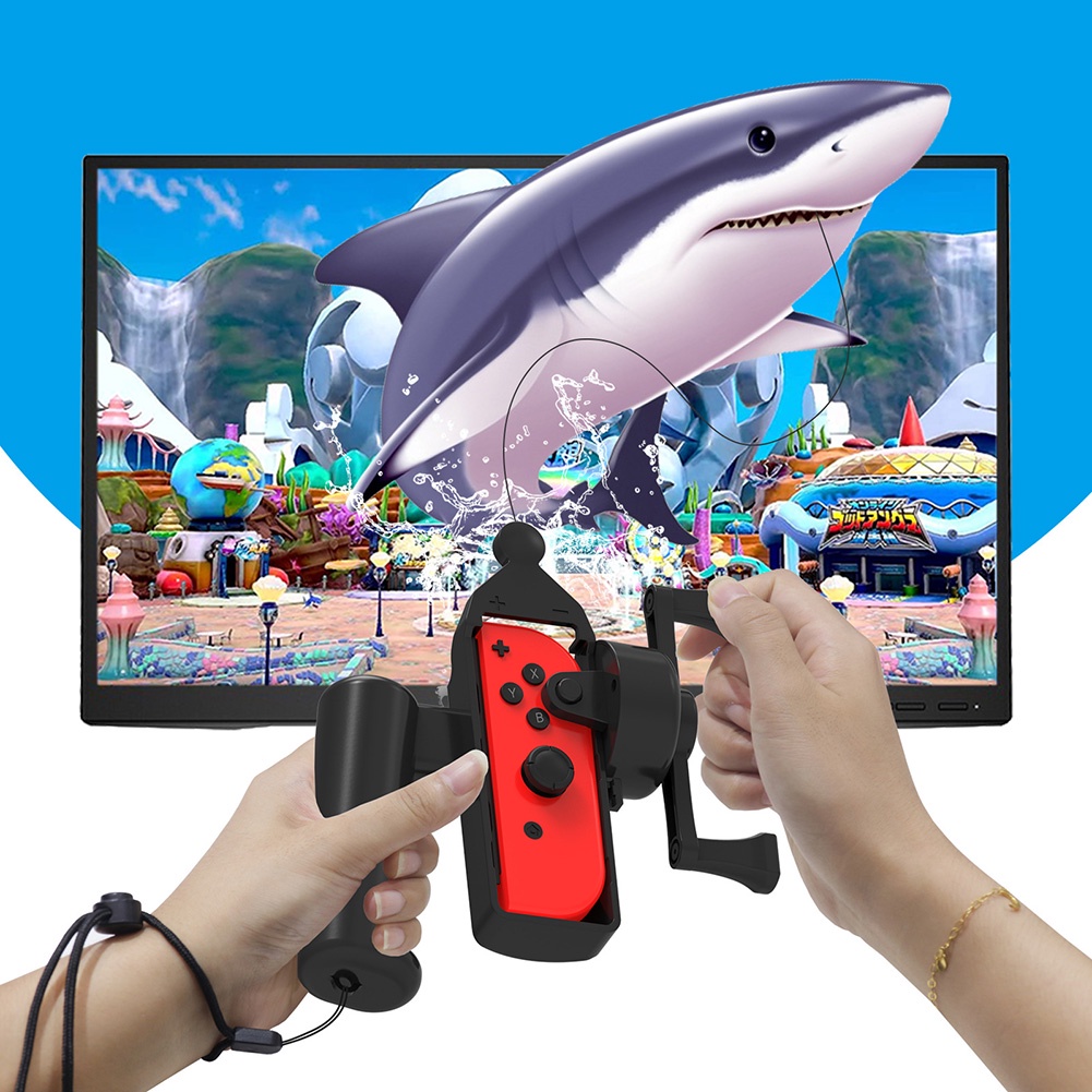 Tay Cầm Chơi Game Nintendo Switch Oled Cảm Biến Somatosensory & Cần Câu Cá Hạnh Phúc