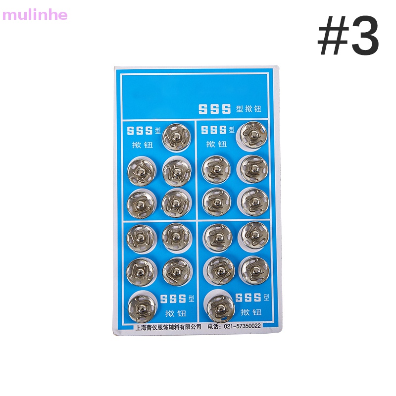 Nút Bấm Tròn Bằng Thép Không Gỉ Màu Đen / Bạc Chất Lượng Cao