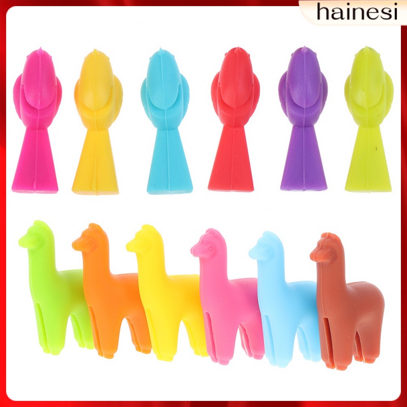 Set 12 Thẻ Đánh Dấu Ly Rượu Vang Bằng Thủy Tinh Không Thân Vui Nhộn❤️