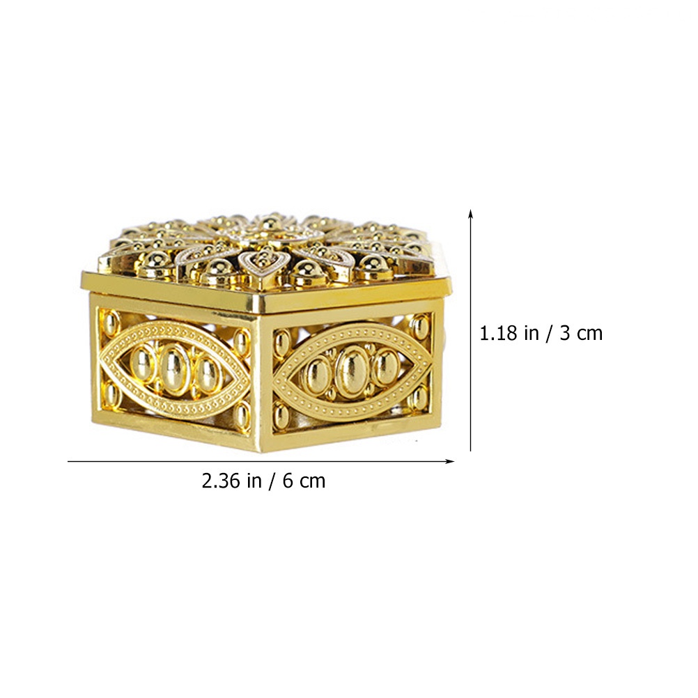 Set 24 Túi Nhựa Đựng Kẹo 6X6X3CM Trang Trí Tiệc Cưới