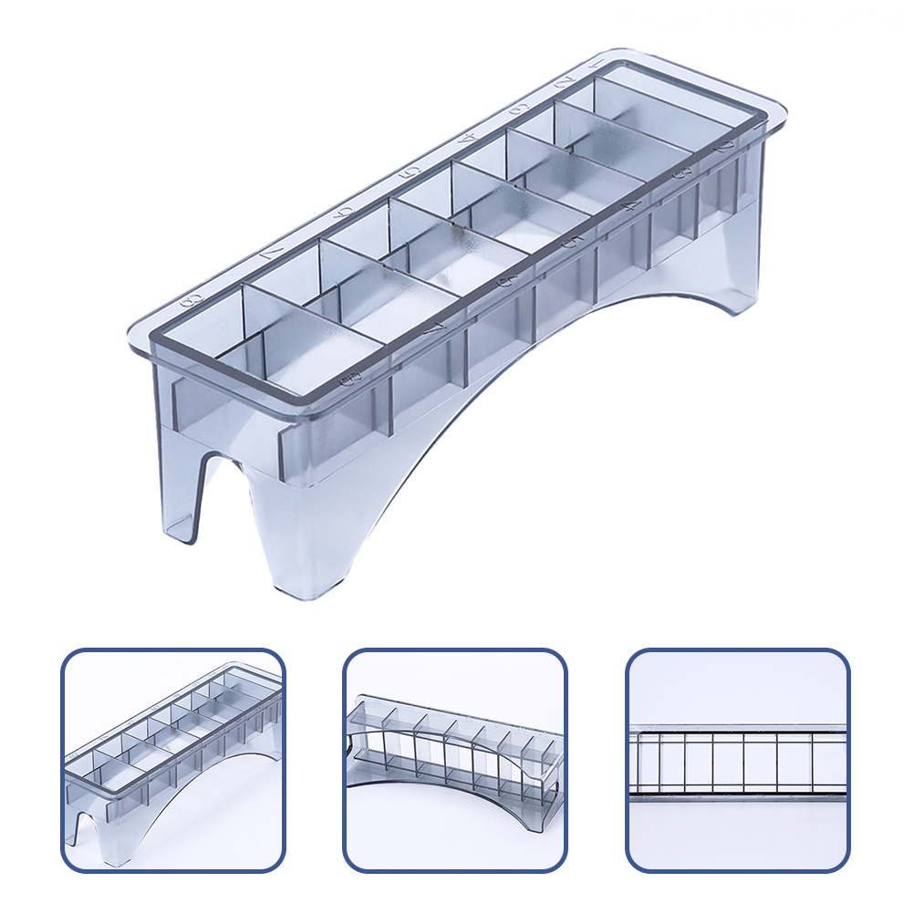 Hộp Nhựa Pp 22x6.5cm Đựng Lược / Kéo Điện Tiện Dụng