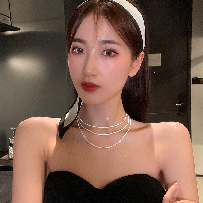 Vòng Cổ Lấp Lánh Phong Cách Mới Mùa Hè Sang Trọng Hợp Thời Trang Cho Nữ Giới