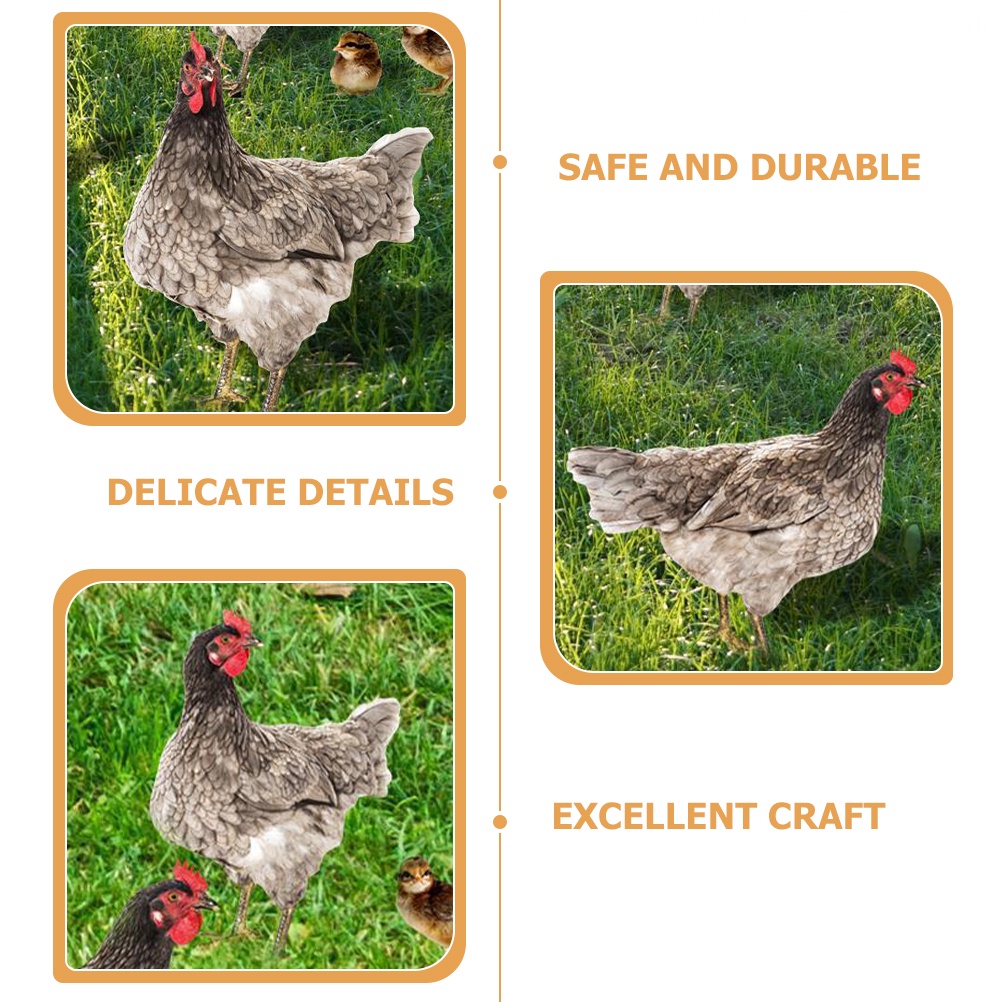 Set 3 Thẻ Điêu Khắc Hình Động Vật Trang Trí Lễ Phục Sinh