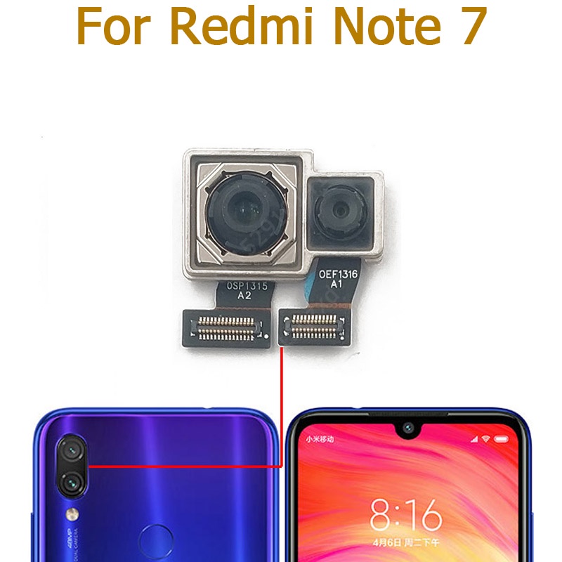 Camera Sau Chất Lượng Cao Thay Thế Cho Xiaomi Redmi Note 8 Pro 8T 5 5A 6 7