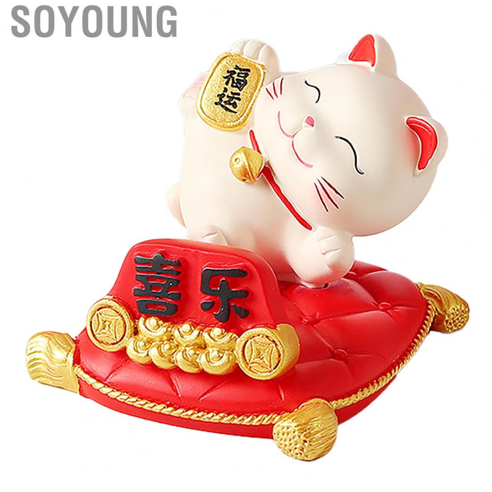 Soyoung Car Interior Lucky  Ornament Smartphone Stand Cute Handsfree Functional Decorative for Dashboard