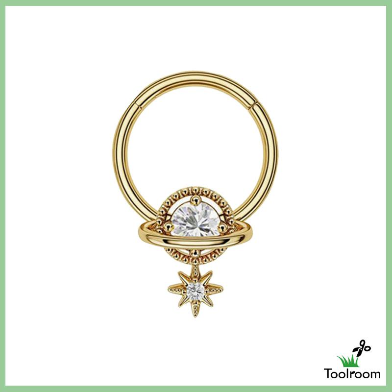 Khuyên Mũi Bằng Thép Không Gỉ Hình Ngôi Sao