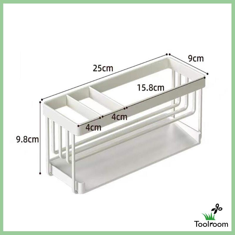 Giá Đỡ Bằng Thép Carbon Cho Cọ Rửa Chén / Xà Phòng Tiện Dụng