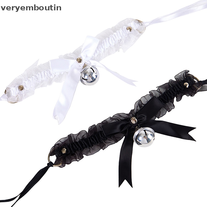 Vòng Cổ Choker Ren Phối Nơ Phong Cách Gothic Punk Lolita Đáng Yêu