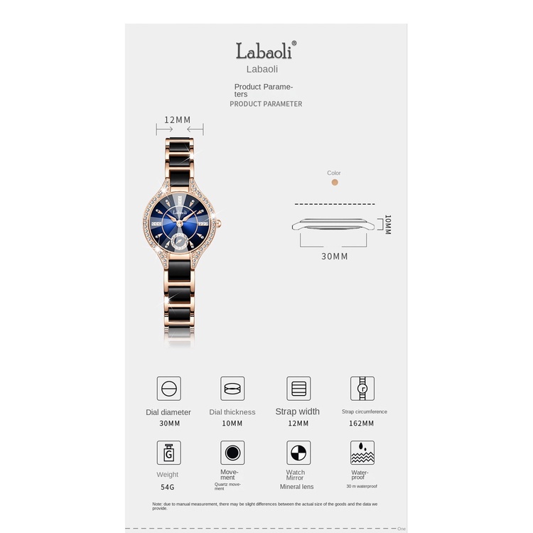 Đồng Hồ Đeo Tay Chống Thấm Nước Kiểu Dáng Sáng Tạo Thời Trang Cho Nữ