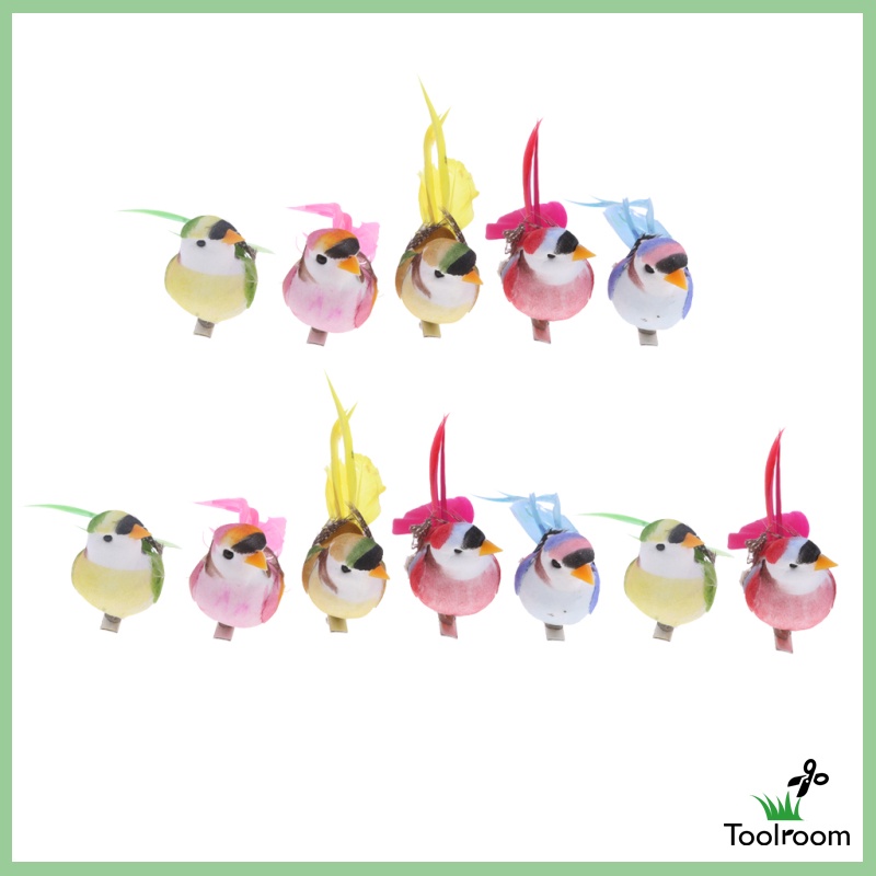 Phụ Kiện Lông Vũ Nhân Tạo Sống Động Trang Trí Sân Vườn